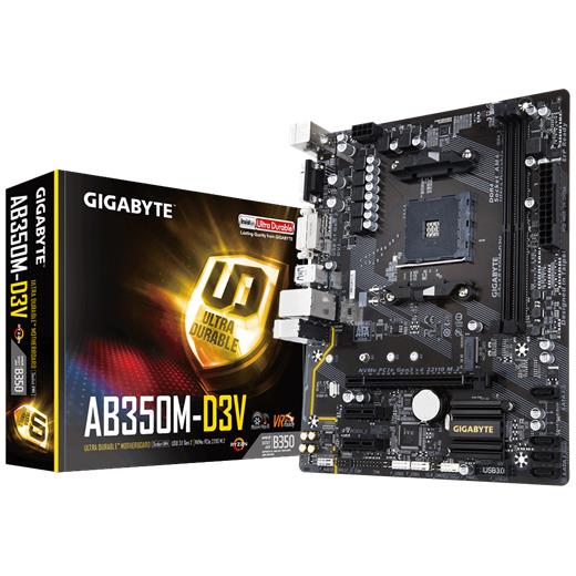 Gigabyte Ga-Ab350M-D3V  Amd Am4 Ddr4 B350