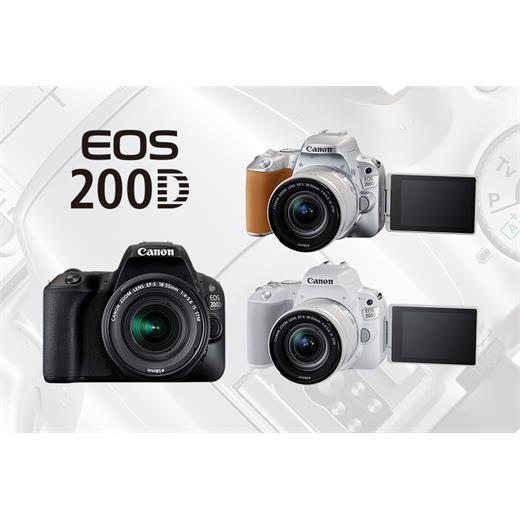 Canon Eos 200d Is Silver 18-55 Foto Mak
