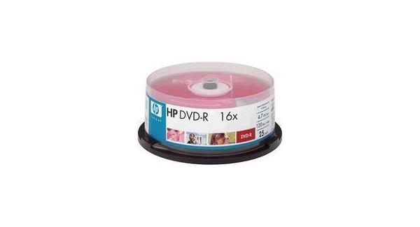 Resim HP DMA00033 DVD-R 4.7 GB.16X SPINDLE (25LI) 