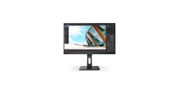 Resim Aoc 27P2Q Ips 27" 4Ms 75Mhz Vga Hdmi Dp Dvi Fhd 4Xusb3.2 Hoparlör Yükseklik Ayarı Pıvot Vesa 