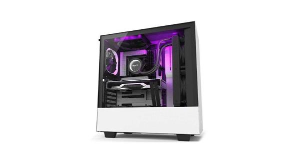 Resim Nzxt H510 CA-H510B-W1 Usb 3.1 Temper Mat Beyaz Atx Mıd-Tower Gaming 