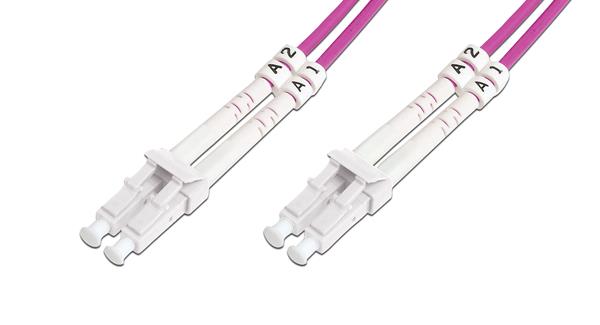 Resim Bc-Fo-5Lclc-50/4 Beek Lc-Lc Fiber Optik Patch Kablo, Multimode Om 4 50/125 Duplex, 3.0Mm, Lszh, 50 Metre 