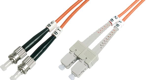 Resim Beek Bc-Fo-6Stsc-15 St-Sc Fiber Optik Patch Kablo Multimode Om 1 62.5/125 Duplex 3.0Mm Lszh 15 Metre 