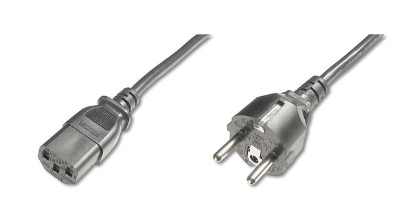 Resim Assmann AK-440101-018-S Digitus Güç Kablosu Cee 7/7 (Typ-F) - C13 Erkek/Dişi 1.8 Metre H05Vv-F3G 0.75Qmm Siyah Renk Digitus Power Cord Cee 7/7 (Typ-F) - C13 M/F 1.8M H05Vv-F3G 0.75Qmm Black 