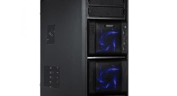 Resim PowerBoost VK-1628 500W ATX Kasa Meshed Panel Full Siyah JBST-VK1628 