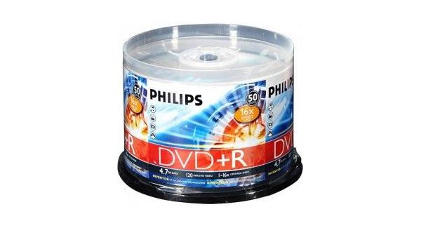 Resim Philips Dvd+R 16x 4,7Gb 50Li Cake Box 