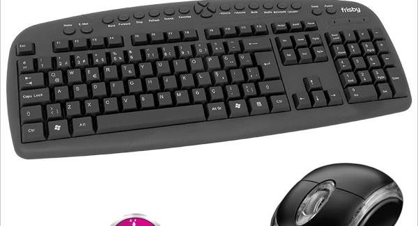 Resim Frisby FK-144QP KABLOLU PS/2 KLAVYE USB MOUSE SET 