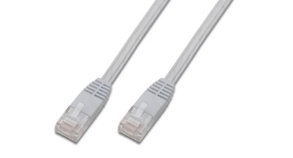 Resim DK-1511-050F/WH Digitus Yassı Patch Kablo, UTP, CAT. 5E, 5 metre, AWG 30/7, Beyaz Renk, RAL9003 