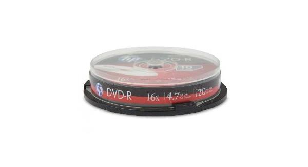 Resim Hp Dvd-R 4.7Gb 10 Lu Cakebox (Dme00026-3) 