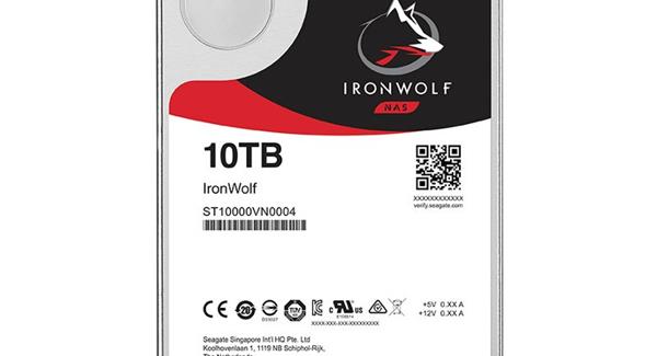 Resim Seagate Ironwolf 10Tb 7200Rpm 7/24 Nas Disk St10000Vn0004 