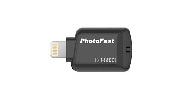 Resim PhotoFast CR-8800 iOS MikroSD Kart Okuyucu - Siyah CR8800BK 