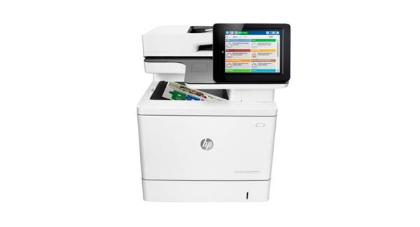 Resim Hp M577Dn B5L46A Renkli A4 Yazıcı Fotokopi Tarayıcı 