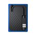 Wd My Passport Go 1Tb Black W/ Cobalt Wdbmcg0010Bbt-Wesn