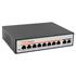 Uranıum POE-8002 8x10/100+2x10/100 Uplınk 104W 250 Metre Poe Swıtch