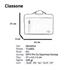 Classone Tl4004 15.6 İnch Laptop , Notebook Çantası -Gri