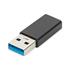 Digitus AK-300524-000-S USB Type-C Adapter Type A to C M/F 3A, 5GB, 3.0 Version Black
