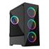 Frısby Fc-9310G 650W 80+ 4X120Mm Dual Rıng Rgb Fan Usb 3.0 Midi Tower Siyah Kasa