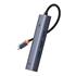 Baseus Ultra Joy 6In1 Multı Grı Type-C Hub Giriş:Type-C Çıkış:Usb X3, Type-C X1, Hdmı X1, Rj45 X1 B00052807813-00