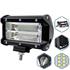 72W Çakar Modlu Beyaz Sarı Off Road Spot Sis Lambası Led Lamba