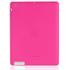 simplism Silicone Ipad 3/Ipad 4. Nesil Kılıf ve Standı   Ekran Koruyucu Film (Pembe)