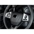 Honda Civic Fc5 2016-2020 Uyumlu Direksiyon Kaplaması 2 Parça- Silver