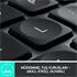 Logitech MX Keys Aydınlatmalı 920-010254 Tam Boyutlu Kablosuz Türkçe Q Klavye - Siyah