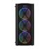 Everest Flat Mesh Psu Yok 4X120Mm Rgb Fanlı Tempered Glass Gamıng Kasa 