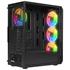 Everest X-Racer Peak 600W Temperli Camlı 4*12Cm Rgb Fan Atx Mıdı Tower Gaming Oyuncu Kasası 