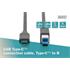 Digitus Ak-300149-010-S Usb Tip-C Bağlantı Kablosu Tip C (Usb 3.1) Erkek Tip B Erkek 1 Metre Gen2 3A 10Gb 3.1 Versiyon Ce Siyah Renk