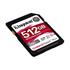 Kingston 512G Sdxc Canvas React Plus (280-150)Mb/S Sdr2V6/512Gb
