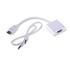 Qport Q-Hd-Vgj Hvj Hdmı To Vga Cevırıcı+ Ses Jack 