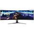 ASUS ROG STRIX XG49VQ 49 GAMING VA KAVISLI AURA RGB FREESYNC 2 HDR DFHD 3840X1080 1MS 144HZ DP HDMI USB MM VESA 3YIL ULTRA-WIDE HDR,DUSUK MAVI ISIK,YUKSEKLIK AYARI Monitör