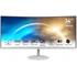 MSI 34 PRO MP341CQW 3440x1440 (UWQHD) 21:9 CURVE 1500R VA 100HZ 1MS FREESYNC BEYAZ MONITOR