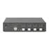 DS-12880 Digitus 4 Port USB 2.0 HDMI Tek Ekran Bağlantılı, 4K, KVM (Keyboard/Video Monitor/Mouse) Periferi (Çevre Cihazlarla (USB) Bağlantı Kurabilir) Switch, KVM bağlantı kablosu ürün beraberinde gelmektedir<br>Digitus 4 Port USB 2.0 HDMI S