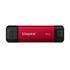 Kingston 2TB Dual USB-A/C SPSD/2TB Portable SSD, Up to 1050MB/s USB 3.2 Gen 2