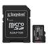 Kingston 256GB microSDXC SDCS3/256GB Canvas Select Plus Gen3 150MB/s A1 Card + Adapter