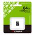 Kingston SDCS3/64GBSP 64GB microSDXC Canvas Select Plus Gen3 100R A1 Single Pack w/o ADP