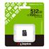 Kingston  SDCS3/512GBSP 512GB MicroSDXC Canvas Select Plus Gen3 150R A1 Single Pack w/o ADP