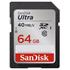 Sandisk 64 GB Ultra SD Kart CL10 (SDSDUN-064G-G46)