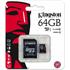 Kingston 64GB SDC10G2/64GB Class 10 UHS-I SDXC microSD Hafıza Kartı