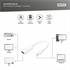 AK-340404-001-W Mini DisplayPort (DP) <-> Hdmi Adaptör Kablosu, mini DP Erkek - Hdmi tip A Dişi, 0.15 metre, DP 1.1a uyumlu, UL, beyaz renk