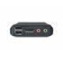 ATEN-CS22DP 2 Port USB DisplayPort KVM (Keyboard/Video Monitor/Mouse) Switch, Masaüstü Tip, KVM bağlantı kablosu ürüne gömülüdür, Remote Port Selector ile birlikte