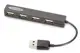 ED-85040 ednet 4 Port USB 2.0 Hub, kablo formunda, plastik
