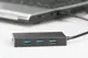 DA-70240-1 Digitus 4 Port USB 3.0 Hub, 5V/2A güç adaptörü dahil, alüminyum