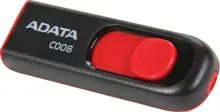 Adata 16GB AC008-16G-RKD Sürgülü Kırmızı-Siyah USB2.0 Bellek