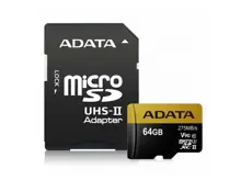 Adata 64GB MicroSD Kart 275/155MB/s Class10-AUSDX64GUII3CL10-CA1