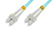 BC-FO-5SCSC-01/3 Beek SC-SC Fiber Optik Patch Kablo, 1 metre, Multimode, Duplex, 50/125, OM 3, LSZH