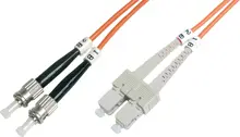 BC-FO-6STSC-02 Beek ST-SC Fiber Optik Patch Kablo, 2 metre, Multimode, 3.0mm Duplex, 62.5/125, OM 1, LSZH