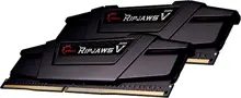 Gskill RipjawsV F4-3200C16D-32GVK Siyah DDR4-3200Mhz CL16 32GB (2X16GB) DUAL (16-18-18-38) 1.35V