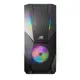 PowerBoost VK-P3303B USB 3.0 ATX, ARGB Fan ve Stirp siyah Kasa (PSU Yok) VK-P3303B